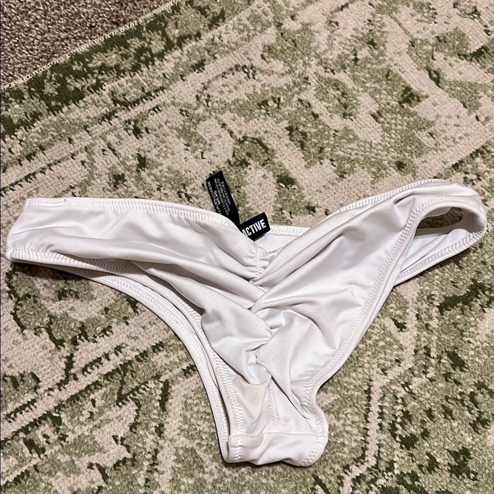 White Victoria’s Secret pink Bikini Bottom